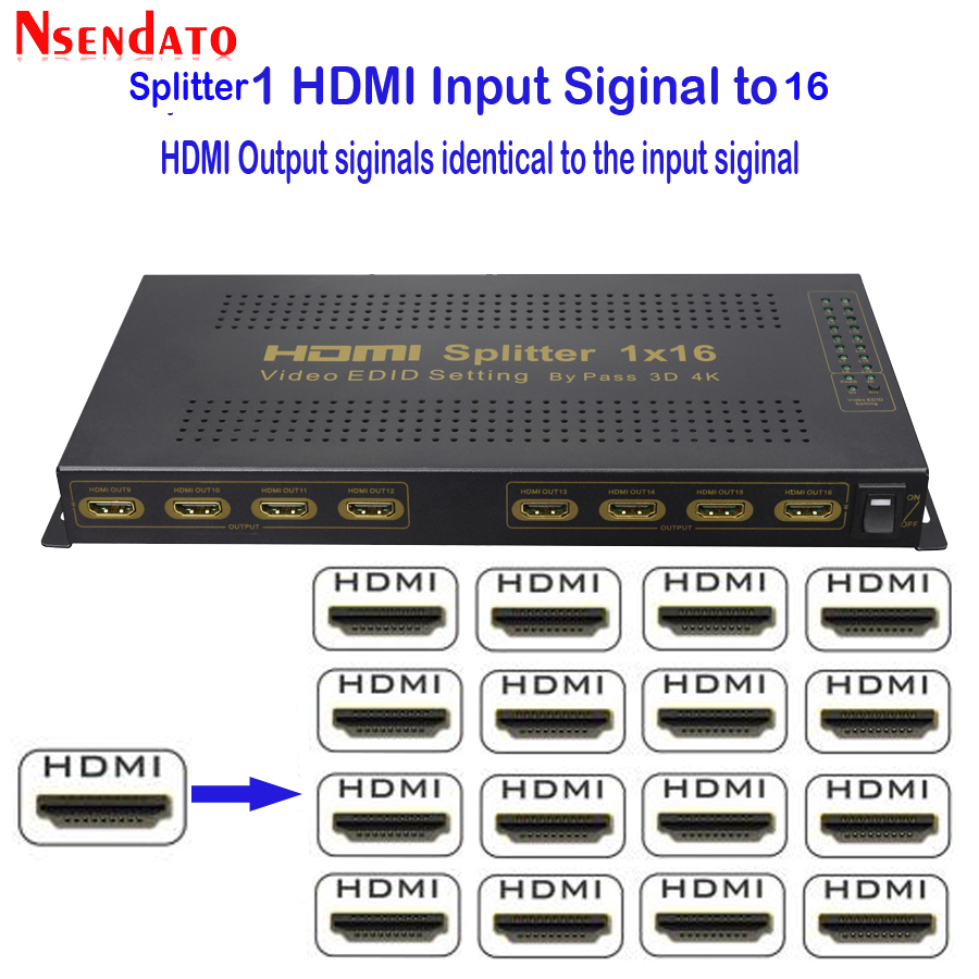 HDMI 4k 30Hz й 1X16 4K x 2K 1 In 16  HDMI ġ ,  3D HD DTS LPCM7.1 HDTV     